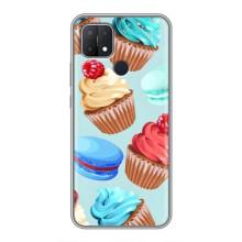 Чехлы с Фруктами для OPPO A15s (VPrint) (Кексики)