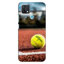 Чехлы с принтом Спортивная тематика для OPPO A15s – Теннисный корт