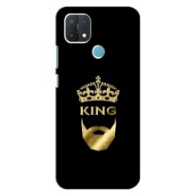Чехол (Корона на чёрном фоне) для Оппо А15с – KING