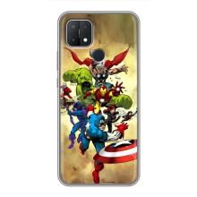 Чохол МАРВЕЛ для ОППО А15с (AlphaPrint)