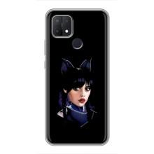 Чохли Венсдей на OPPO A15s Уенсдей (AlphaPrint) (серйозна Венздей)