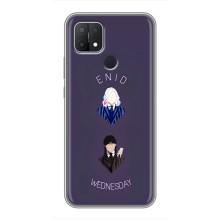 Чохли Венсдей на OPPO A15s Уенсдей (AlphaPrint) (Венздей і подруга)