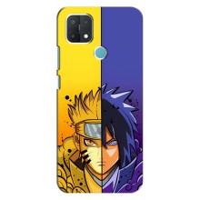 Купить Чехлы на телефон с принтом Anime для Оппо A15s – Naruto Vs Sasuke