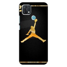 Силиконовый Чехол Nike Air Jordan на Оппо A15s (Джордан 23)