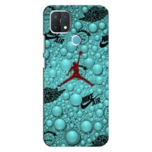 Силиконовый Чехол Nike Air Jordan на Оппо A15s (Джордан Найк)