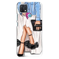Силиконовый Чехол на OPPO A15s с картинкой Стильных Девушек – Мода