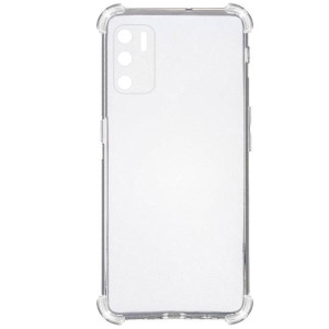 TPU чехол GETMAN Ease logo усиленные углы Full Camera для Oppo A16s / A16 / A54s – Прозрачный