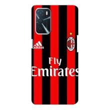 Чехлы для Oppo A16 (VPrint) - Футбольные клубы (Milan)