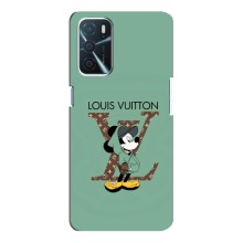 Чехлы Луи Витон для Oppo A16 (AlphaPrint - LOUIS VUITTON) (Микки Маус LV)