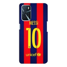 Чехлы Месси для Oppo A16 (AlphaPrint) (Messi Barca 10)