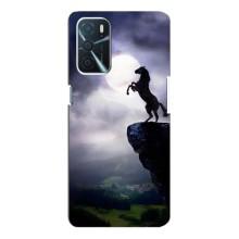 Чохли з зображенням різних тварин на Oppo A16 (Кінь)