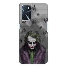 Чехлы с картинкой Джокера на Oppo A16 (Joker клоун)