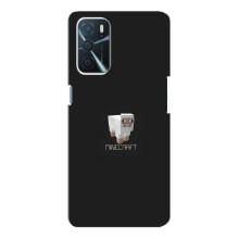 Чехол Майнкрафт на Oppo A16 (AlphaPrint) Minecraft (Овечка Майнкрафт)