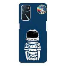 Чехол NASA для Oppo A16 (AlphaPrint) (Мальчик в шлеме)