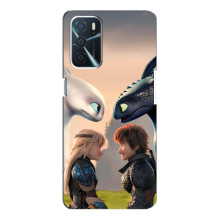 Чехол как приручить дракона на Oppo A16 – Гикавка и Астрид