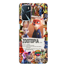 Чехол Зоотрополіс на Oppo A16 – Коллаж Зоо
