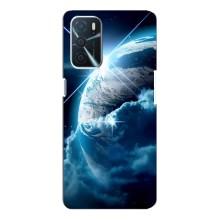 Космические Чехлы для Оппо А16 (VPrint) (Земля с космоса)