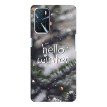 Новорічні, Святкові Чохли для Oppo A16 - 2024 год (Hello winter)