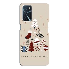 Різдвяні Чохли для Oppo A16 (VPrint) – Merry Christmas