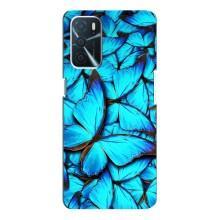 Силіконовий бампер з картинкою звірів для Oppo A16 (Крила метеликів)