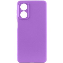 Чехол Silicone Cover Lakshmi Full Camera (A) для Oppo A17 (Фиолетовый)