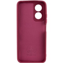 Чехол Silicone Cover Lakshmi Full Camera (A) для Oppo A17 – Бордовый