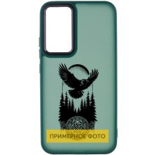 Накладка Oprint Скандинавия Black для Oppo A17 – Green