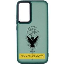 Накладка Oprint Скандинавия Black для Oppo A17 – Green