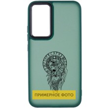 Накладка Oprint Скандинавия Black для Oppo A17 – Green