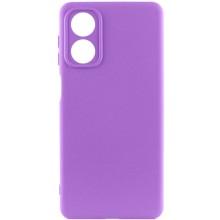 Чехол Silicone Cover Lakshmi Full Camera (A) для Oppo A17 – Фиолетовый