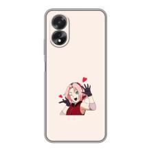 Чехлы Персонажи Аниме Наруто для Oppo A17 (AlphaPrint)