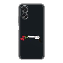 Чехлы (ART) Цветы на Oppo A17 (VPrint) (Неожиданные цветы)