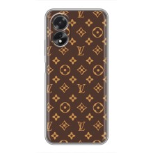 Чохли Луі Вітон для Oppo A17 (AlphaPrint - LOUIS VUITTON) (фон LOUIS VUITTON)