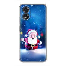 Чехлы на Новый Год Oppo A17 (Маленький Дед Мороз)