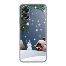 Чехлы на Новый Год Oppo A17 (Зима)