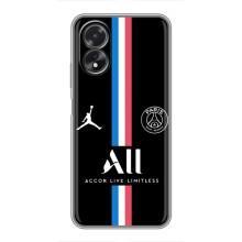 Чохли PSG для Oppo A17 (AlphaPrint) (футболка ПСЖ)