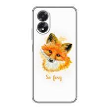 Чохли з картинкою Лисичка для Oppo A17 (VPrint) (Дівчинка Лиса)