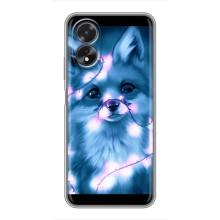 Чохли з картинкою Лисичка для Oppo A17 (VPrint) (Яскрава лисичка)