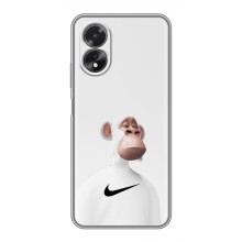 Чехлы с Обезьянами NFT для Oppo A17 (AlphaPrint) – обезьяна NFT Nike