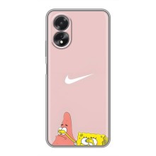 Чохол Губка Боб для OPPO A17 – Патрік і Губка