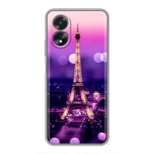 Чохол Ейфелева Вежа Oppo A17 - (AlphaPrint) (Париж Башня)