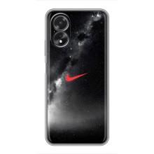 Чохол для Oppo A17 - з принтом Найк (AlphaPrint) (Найк червоний)