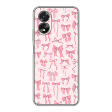 Чехол банты для Oppo A17 – Фон бантики