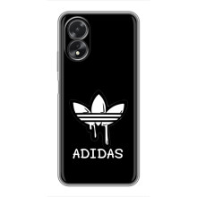 Чохол з картинкою Адідас на OPPO A17 (Адідас на чорному)