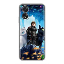 Чохол з принтом дракон Беззубик OPPO A17 (Гикавка з драконами)