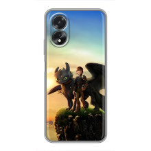 Чохол з принтом дракон Беззубик OPPO A17 (Мультфільм про дракона)