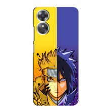 Купить Чохли на телефон з принтом Anime для Оппо А17/17К – Naruto Vs Sasuke