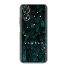 Новорічні, Святкові Чохли для Oppo A17 - 2024 год – Winter