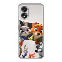 Силіконовий чохол з принтом Зоотрополіс для Oppo A17