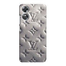 Текстурный Чехол Louis Vuitton для Оппо А17/17К (Бежевый ЛВ)